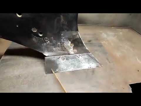 Видео: Плуг не лезет в землю.  Часть 2.  Восстановление лемеха-2022.12