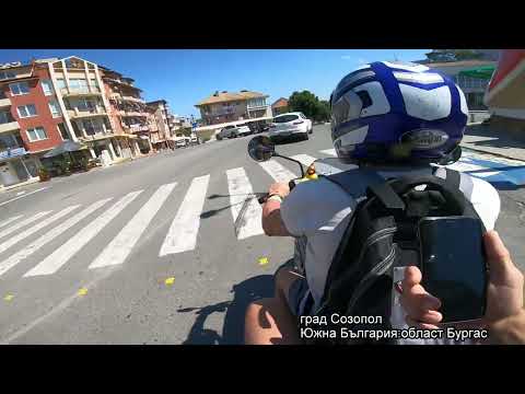 Видео: BMW F650CS 2002/град Созопол/GoPro 7 Black 4K HD