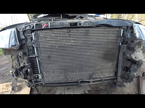 Видео: Замена радиатора VW Passat b5, AUDI, SKODA