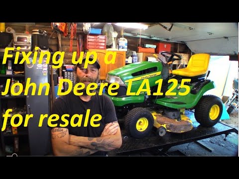 Видео: Ремонтирую John Deere LA125 для перепродажи. Регулировка клапанов и подшипников на этой машине.