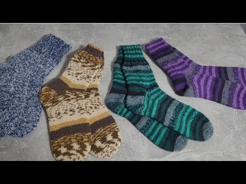 Видео: 🧦🧶Моя вязальная неделя, готовые работы ,носки из пряжи Ализе 🧦🧦🧶