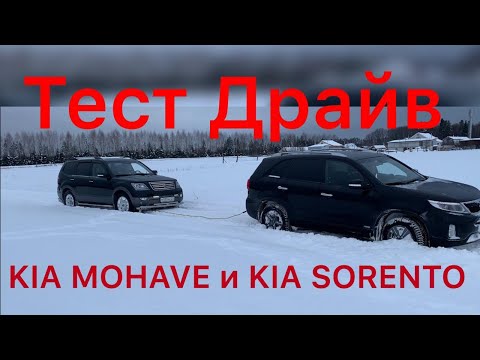 Видео: Kia Sorento и Kia Mohave по снегу. Тест Драйв