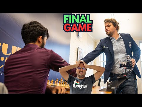 Видео: Финальная партия между Магнусом Карлсеном и Д. Гукешем | Clutch Chess Champions Showdown