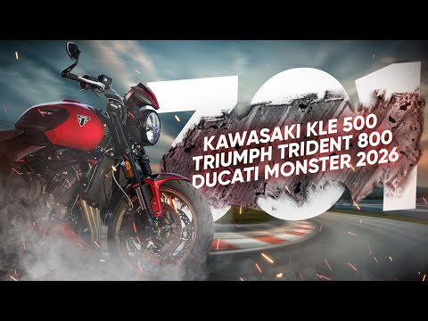 Видео: Мотоновости - новые Kawasaki KLE500, Z650S, Triumph Trident 800, обновленный Ducati Monster и другое
