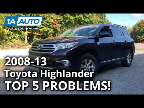 Видео: 5 главных проблем внедорожника Toyota Highlander 2-го поколения 2008-13