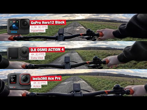 Видео: Полное сравнение экшн-камер — Insta360 Ace Pro, DJI OSMO Action 4 и GoPro Hero12 Black
