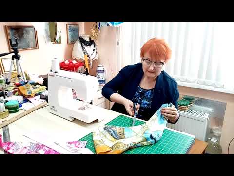 Видео: мастер-класс Французская косынка  Шитьё