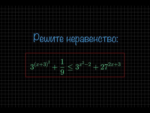 Видео: Показательное неравенство
