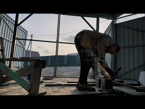 Видео: СДЕЛАЛИ НОВЫЕ ВОРОТА!