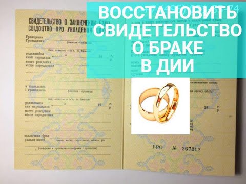 Видео: В ДИИ - КОПИЯ СВИДЕТЕЛЬСТВА О БРАКЕ   / О РОЖДЕНИИ  И ДР.