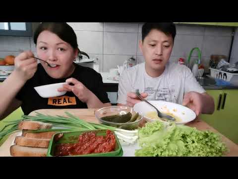 Видео: Мукбанг. ГОРОХОВЫЙ СУП с зеленью . Шиндр Мындр