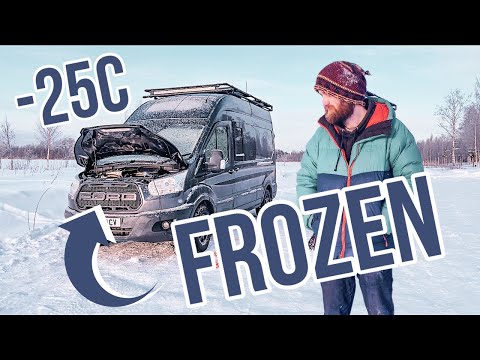Видео: Фургон погиб при арктических холодах | Extreme Winter Vanlife