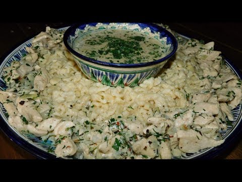 Видео: Самодельные КЛЁЦКИ/ШПЕЦЛЕ С МЯСОМ или  АЛЯ "БЕШПАРМАК ПО НЕМЕЦКИ")