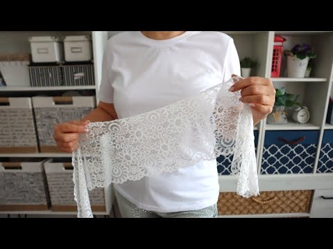 Видео: Спортивная футболка = дизайнерская блузка: секрет преображения в вырезе