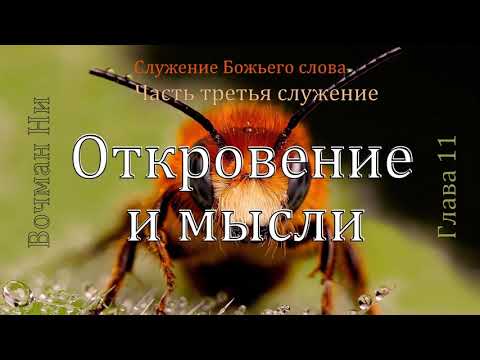 Видео: "Откровение и мысли" Вочман Ни