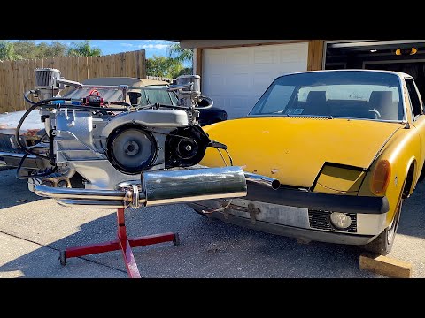Видео: Первый запуск двигателя VW TYPE 4 за 40 лет | Восстановленный Porsche 914