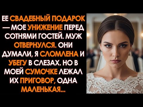 Видео: "Фуу какой ПОЗОР!" - кричала свекровь на свадьбе, но через 5 минут ОНА уже рыдала на коленях...