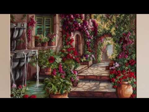 Видео: Как изобразить движушуюся воду, в фонтане или в ручье.