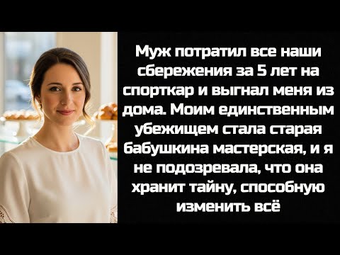 Видео: Бабушка оставила мне в наследство пыльную мастерскую, но то, что я нашла внутри, оказалось дороже...