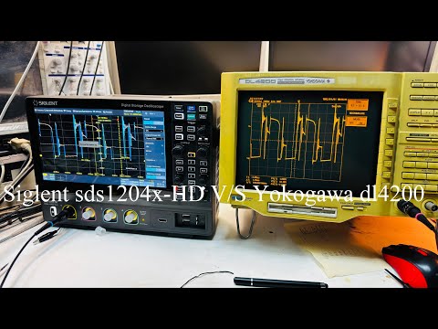 Видео: Сравниваем Siglent sds1204x-HD V/S Yokogawa dl4200