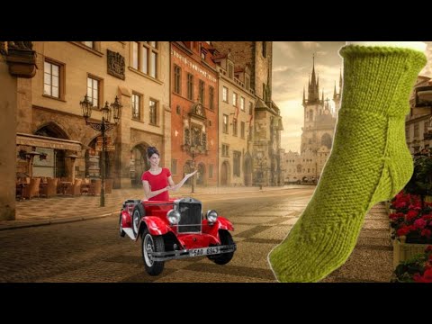 Видео: Носки из толстой пряжи. Очень просто.Спицами.  #2024