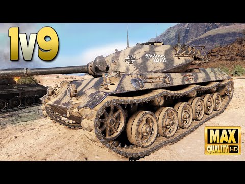 Видео: HWK 30: повезло, но заслуженно 1 против 9 - World of Tanks