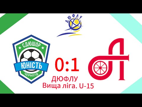 Видео: 28.09.2024 “Юність U-15” (Чернігів) - «ДЮСШ Арсенал U-15» (Київ). Рахунок 0:1