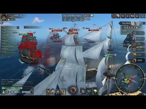 Видео: World of Sea battle (Цех vs Семь Мечей)