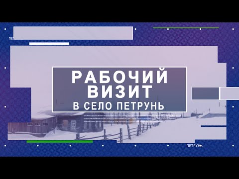 Видео: Рабочий визит в село Петрунь.