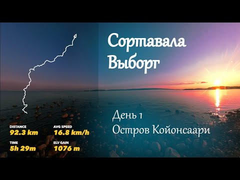 Видео: Велопутешествие Сортавала - Выборг | День 1 | Койонсаари