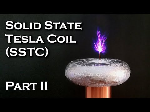 Видео: Твердотельная катушка Тесла (SSTC) — Часть 2