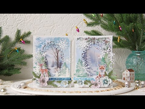 Видео: Мастер-класс 1 этап СП "Теплые открытки 2024" в ТМ ScrapMania