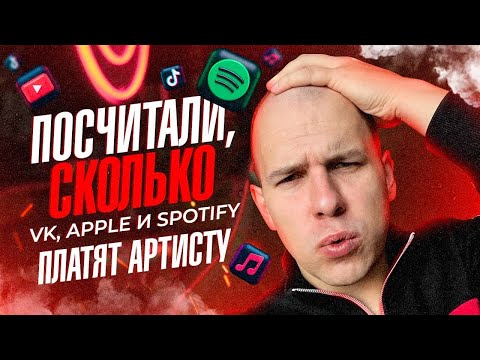 Видео: Посчитали, сколько VK, Apple и Spotify платят артисту! (На РЕАЛЬНОМ отчете)