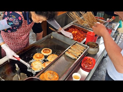Видео: Самый дешевый ресторан с закусками в Корее / Кореи, уличная еда