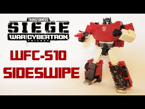 Видео: Обзор на TRANSFORMERS SIEGE - Sideswipe (WFC-S10)