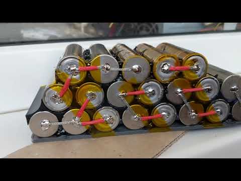 Видео: 21700 пайка сборка батареи