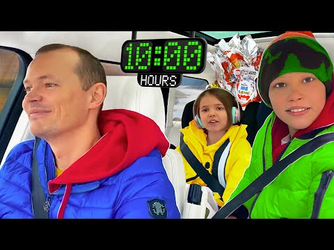 Видео: ВЛОГ 10 часов  на машине в Шотландию