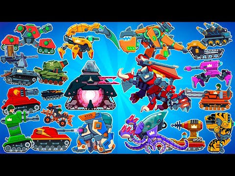 Видео: ВСЕ 24 ТАНКА 20 УРОВНЯ ПОБЕЖДАЮТ БОЯХ 2 на 2! Игра про Танки Hills of Steel