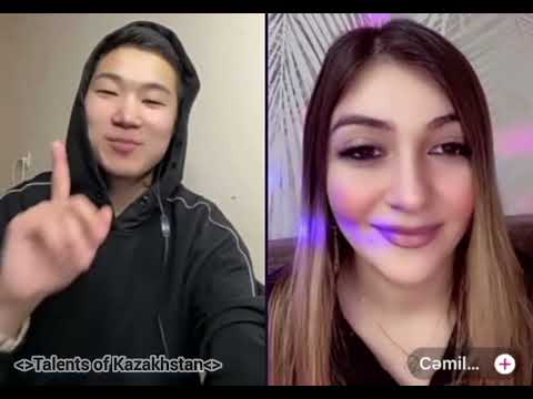 Видео: Казах удивил голосом Азербайджанку #песни #кавер #каверынагитаре #полиглот