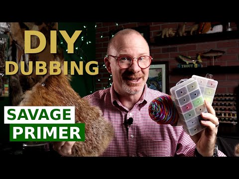 Видео: Самодельное вязание мушек из даббинга - лиса, белка, енот, синтетические - БОЛЬШАЯ экономия денег!