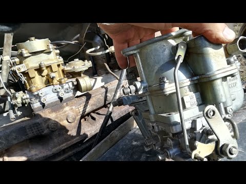 Видео: ЗИЛ 157 КД. Замена карбюратора к-88А на к-135. Пуск двигателя
