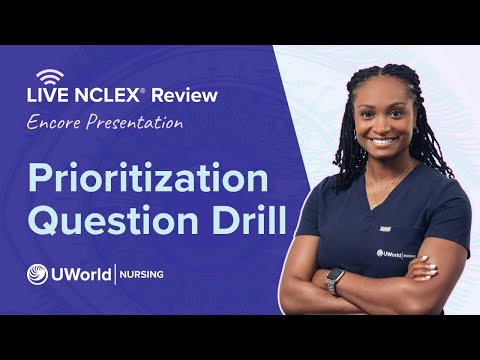 Видео: Live NCLEX® Упражнение по определению приоритетов