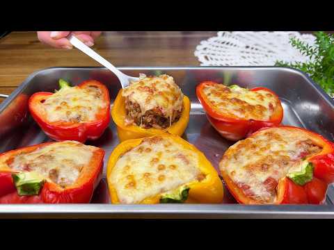 Видео: Лучший фаршированный перец который я пробовала! Простой и вкусный рецепт в духовке!