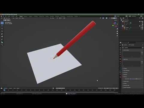 Видео: Blender. Завдання 2.5.1 (модель олівця)