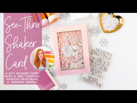 Видео: Как создать прозрачную открытку-шейкер. Эта открытка — настоящее волшебство.