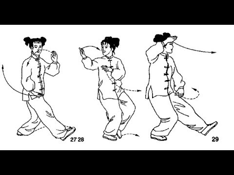 Видео: Тайцзицюань 24 формы стиль Ян