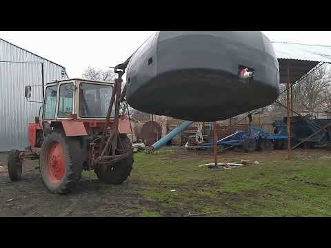 Видео: Саморобний кран (гусак) на трактор ЮМЗ