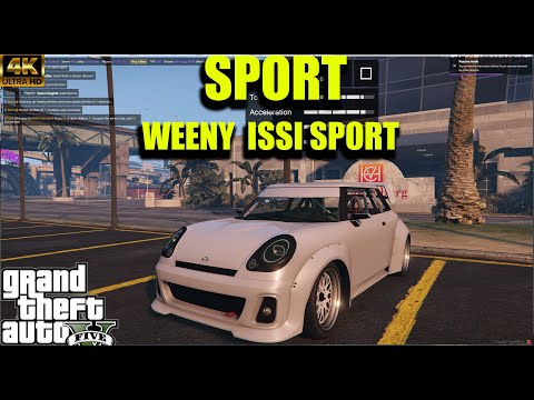 Видео: [4K 60FPS] ТУНИНГ НА WEENY ISSI SPORT (SPORT) - GRAND THEFT AUTO V