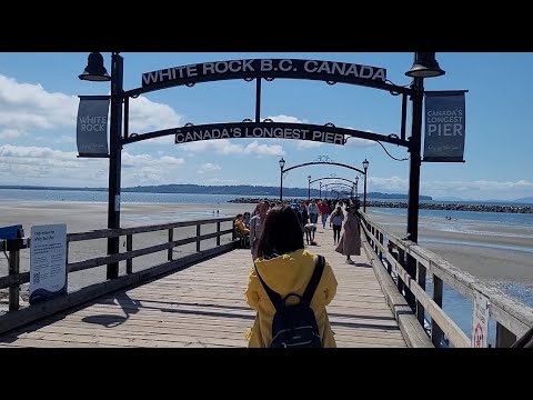 Видео: Прогулка по самому длинному пирсу в Канаде. The Longest Pier in Canada.