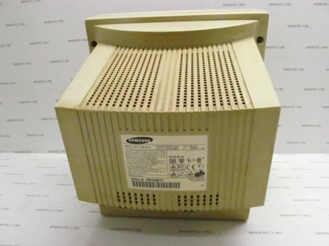 Видео: полная розборка ЭЛТ монитора Samsung + идей